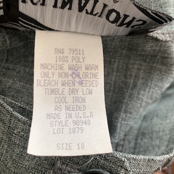 Women’s Vintage grey lightweight inclinations trousers size 10 - Picture 5 of 10